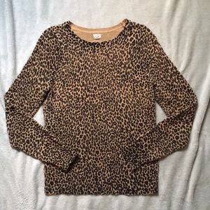 Leopard print sweater